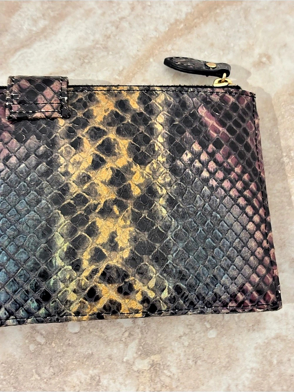 Lodis Snake Embossed Wallet - Picture 6 of 9